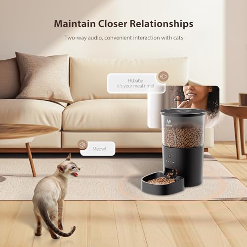 Smart Cat Feeder with Camera and APP Control