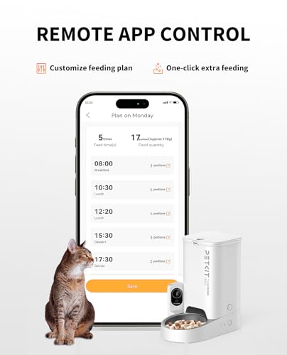 Smart Pet Feeder with Camera and App Control