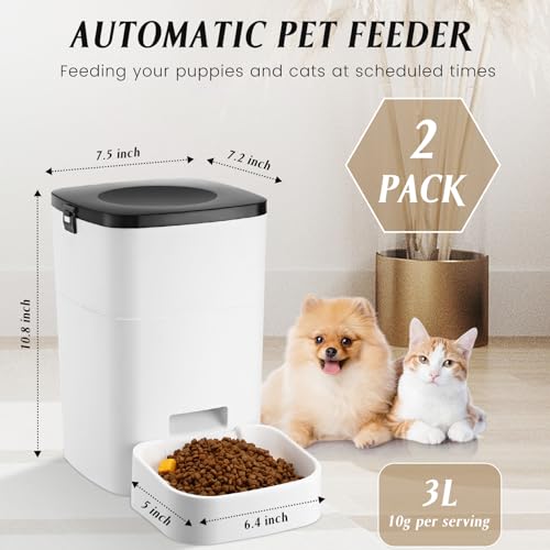 Hushee Automatic Cat and Dog Feeder with Timer