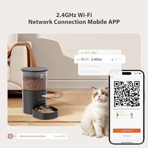 Smart Cat Feeder with Camera and APP Control