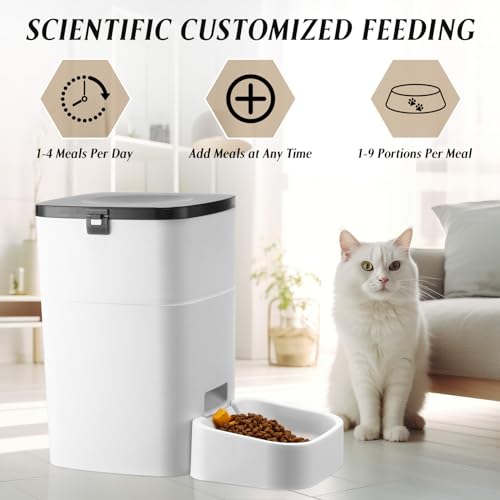 Hushee Automatic Cat and Dog Feeder with Timer