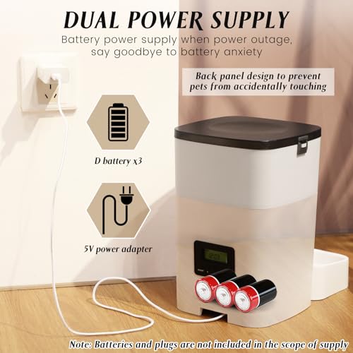 Hushee Automatic Cat and Dog Feeder with Timer