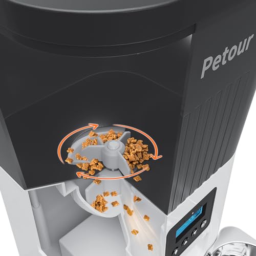 Petour Automatic Cat Feeder with Voice Recorder