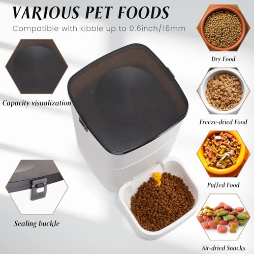 Hushee Automatic Cat and Dog Feeder with Timer
