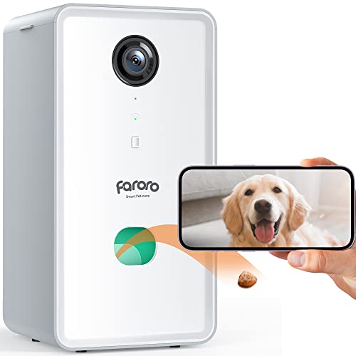 Faroro 1080P Dog Camera with Treat Dispenser