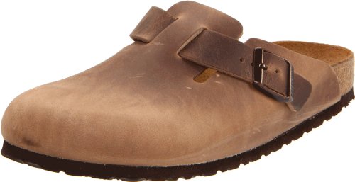 Tobacco Brown Boston Arch Clog, Size 40