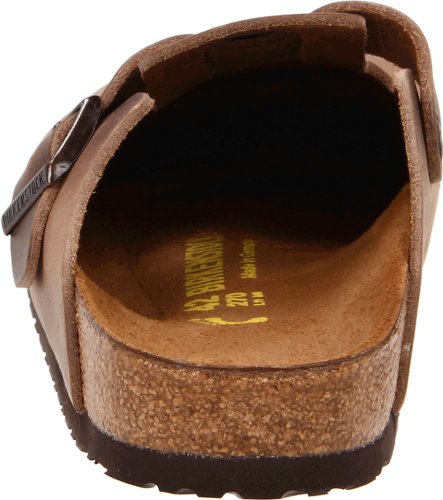 Tobacco Brown Boston Arch Clog, Size 40