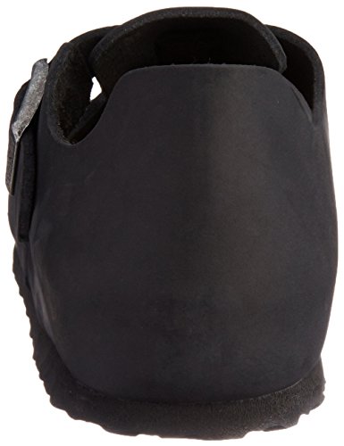 Black Oiled Leather Birkenstock London Clog (Size 38)