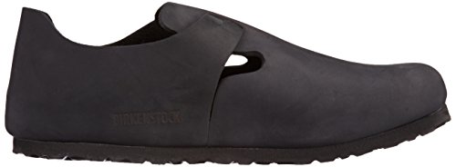 Black Oiled Leather Birkenstock London Clog (Size 38)