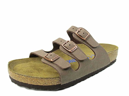 Birkenstock Women's, Florida Soft Footbed Sandal Mocha 39 M