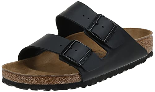 Black Birko-Flo Arizona Sandals for Women