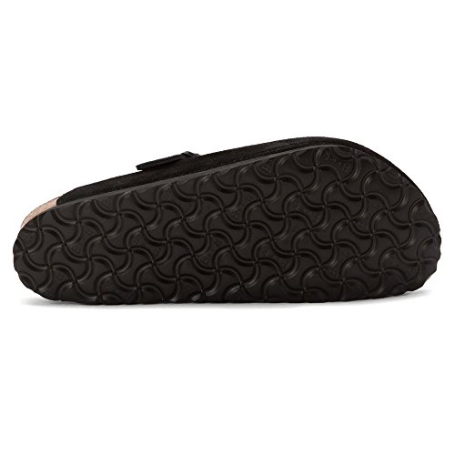 Birkenstock Boston Shearling Clogs - Black Suede