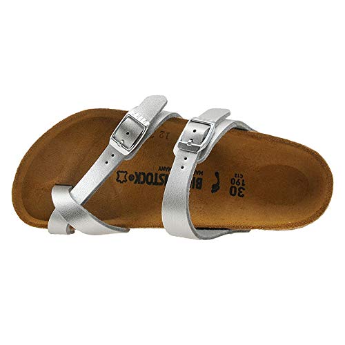 Birkenstock Girls' Silver Mayari Sandals - EU32 Narrow