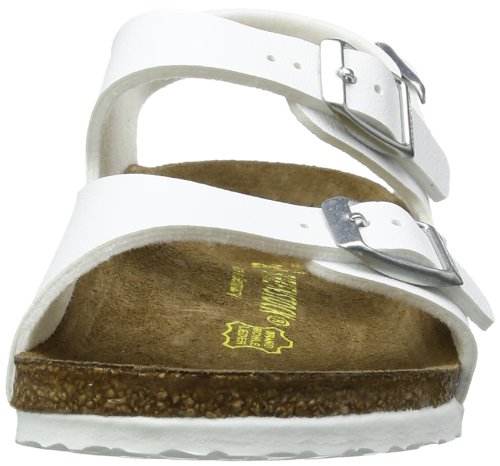 White Synthetic Birkenstock Roma Kids Sandals
