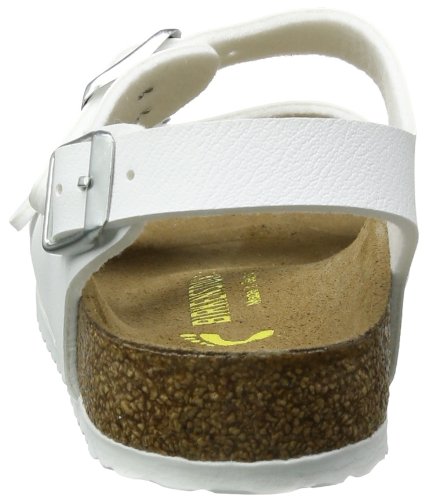 White Synthetic Birkenstock Roma Kids Sandals