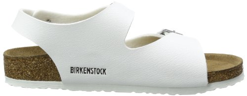 White Synthetic Birkenstock Roma Kids Sandals
