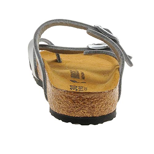 Birkenstock Girls' Silver Mayari Sandals - EU32 Narrow