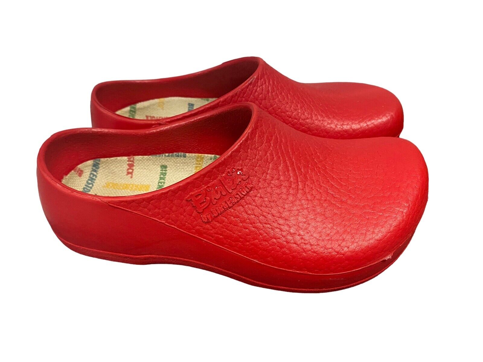 Kids Super Birki Red Clogs - Size 1