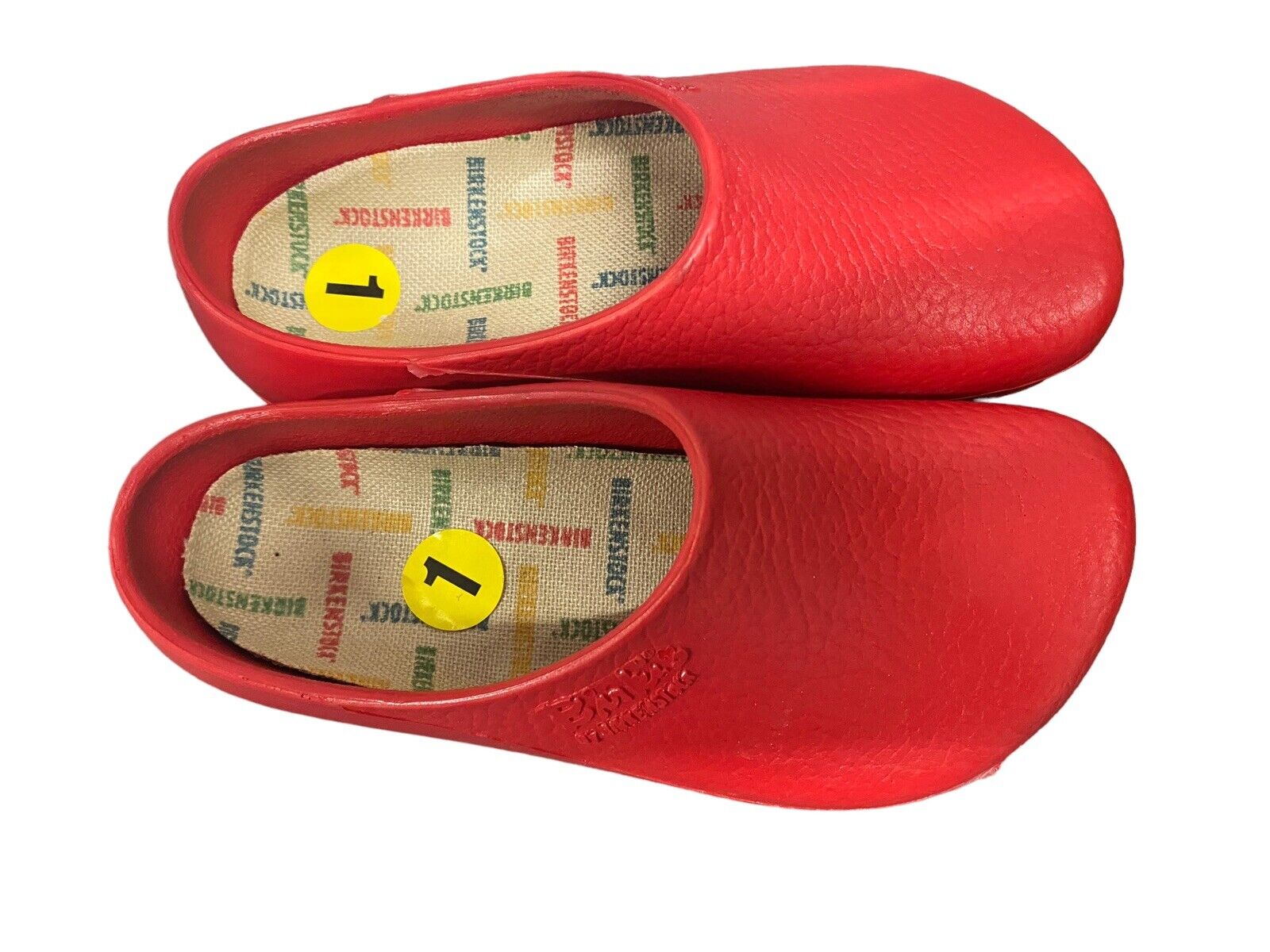 Kids Super Birki Red Clogs - Size 1