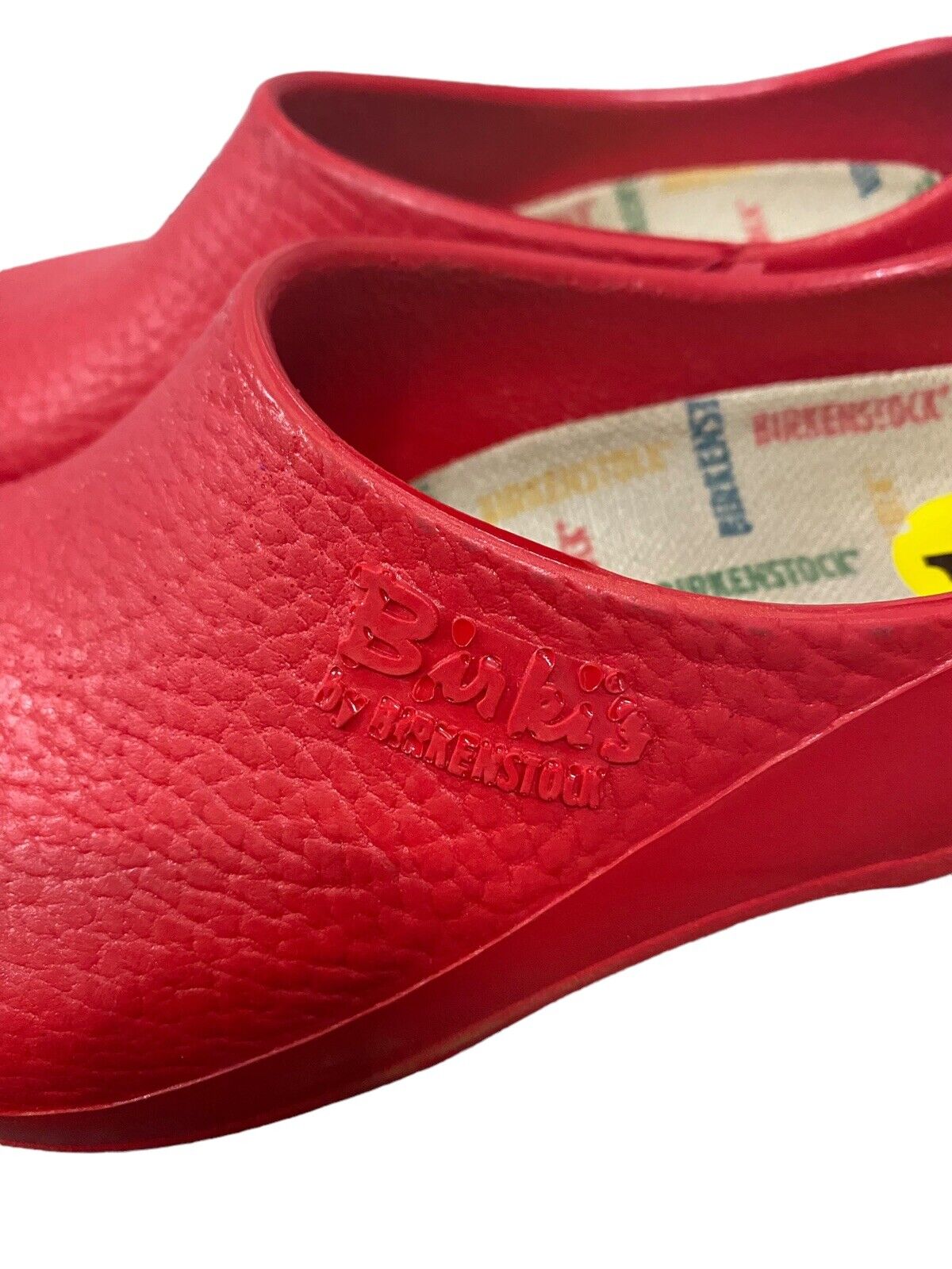 Kids Super Birki Red Clogs - Size 1