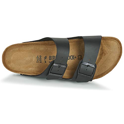 Black Arizona Soft Footbed Suede Sandals - Size 10.5