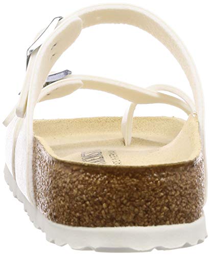Beige Graceful Pearl White Girl's Sandals, UK 2.5