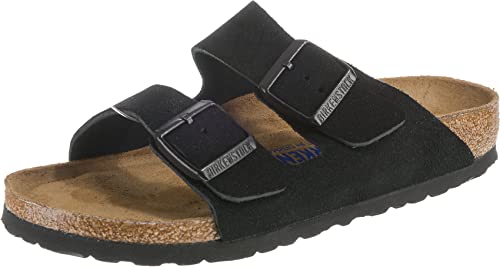 Birkenstock Arizona SFB Sandals, Noir, Narrow