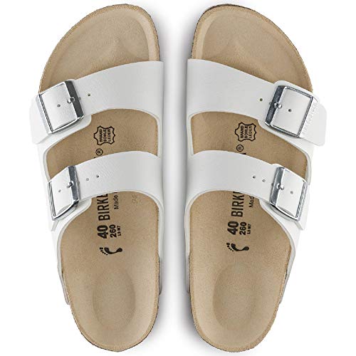 Birkenstock Arizona White Mens Sandals Size 43 EU