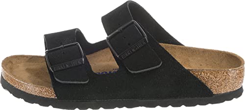 Birkenstock Arizona SFB Sandals, Noir, Narrow