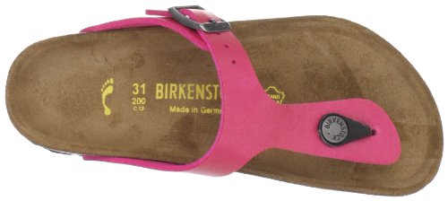 Graceful Rose Red Birkenstock Gizeh Sandal - Kids