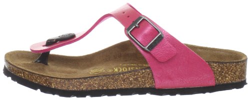 Graceful Rose Red Birkenstock Gizeh Sandal - Kids
