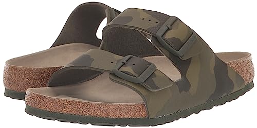 Birkenstock Arizona Soft Footbed Sandals, Camo Green (Size 11/11.5)