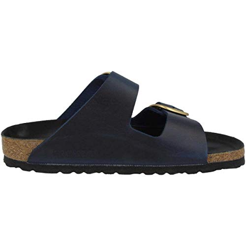 Navy Soft Footbed Birkenstock Sandals, size 40R