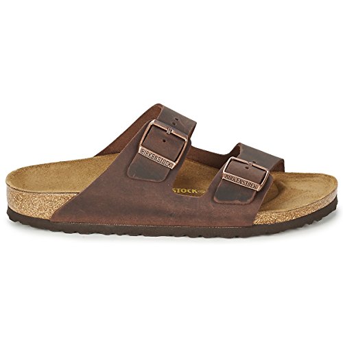 Soft Footbed Birkenstock Arizona Sandals - Habana Leather