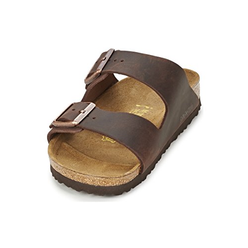 Soft Footbed Birkenstock Arizona Sandals - Habana Leather