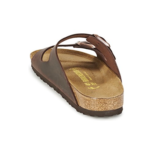 Soft Footbed Birkenstock Arizona Sandals - Habana Leather