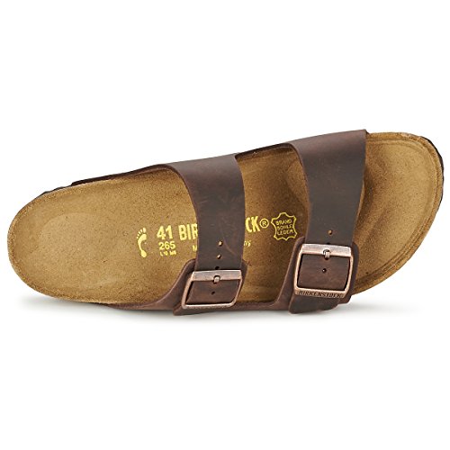 Soft Footbed Birkenstock Arizona Sandals - Habana Leather