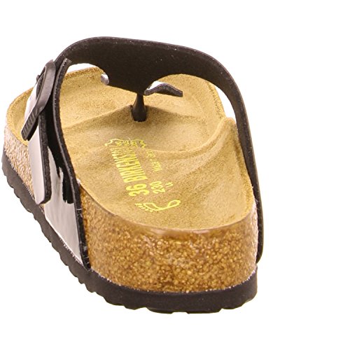 Birkenstock Men's Black Patent Sandals - Size 43