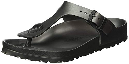 Metallic Anthracite Gizeh EVA Sandals - Size 44
