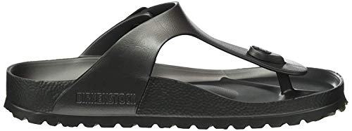 Metallic Anthracite Gizeh EVA Sandals - Size 44