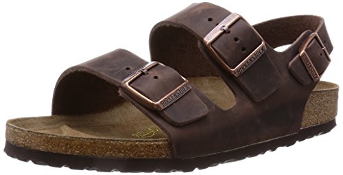 Habana Brown Leather Birkenstock Milano Sandals