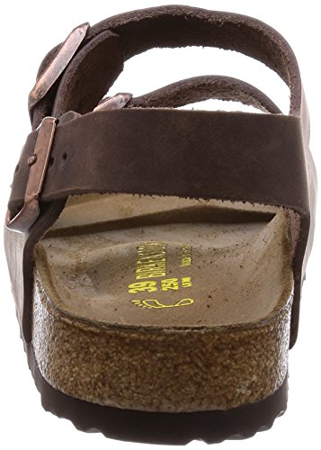 Habana Brown Leather Birkenstock Milano Sandals