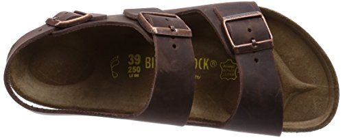 Habana Brown Leather Birkenstock Milano Sandals