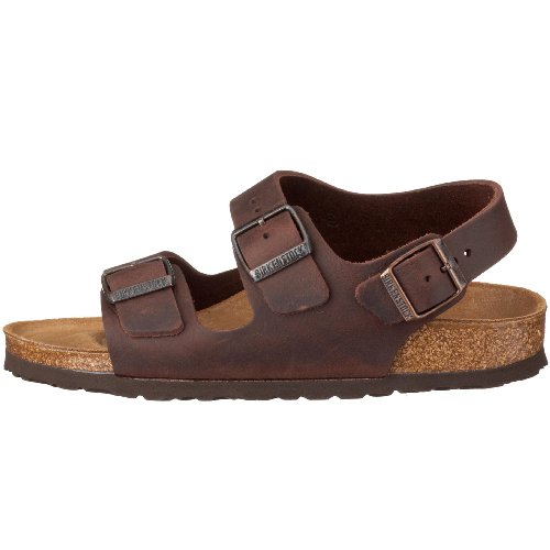 Habana Brown Leather Birkenstock Milano Sandals