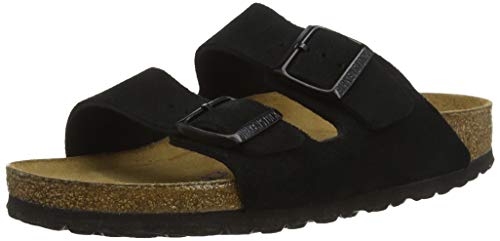 Birkenstock Arizona SFB Sandals, Noir, Narrow
