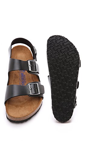 Milano SFB Flat in Black Leather - Size 40 EU/7 US