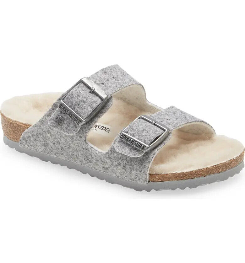 BIRKENSTOCK Kids Arizona Happy Lamb Sandal Narrow Fit Size 33