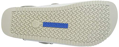 Birkenstock Women's Clogs and Mules, White Wei?, US:6.5