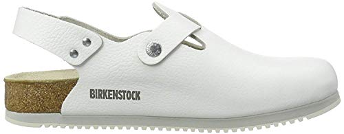 Birkenstock Women's Clogs and Mules, White Wei?, US:6.5