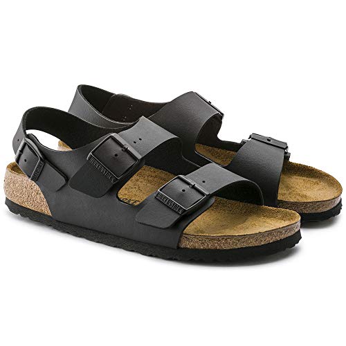 Milano Black Synthetic Sandals - Men's 44 EU